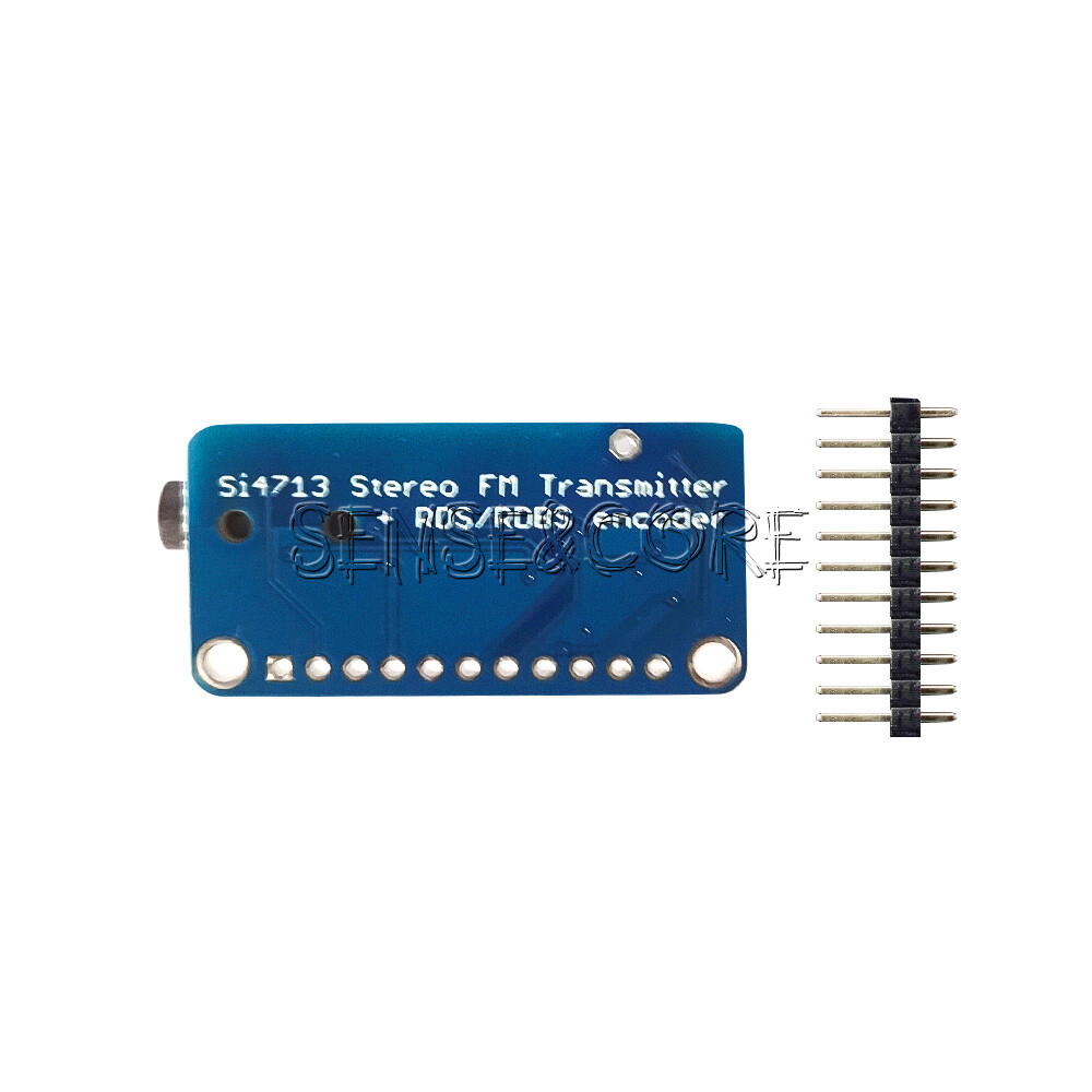 All-in-one Stereo Audio FM Transmitter Module Breakout Board - Si4713 Frequency-