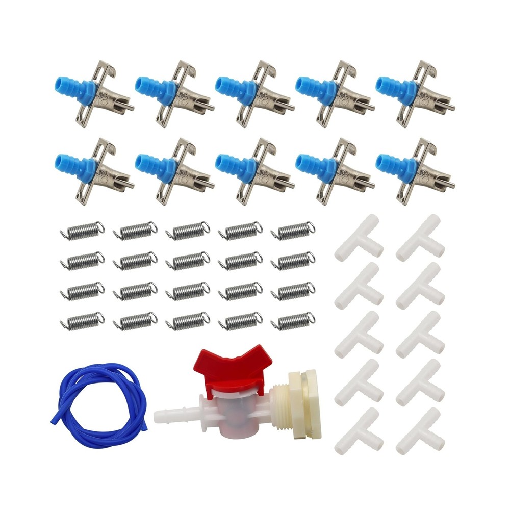 Automatic Rabbit Watering System Kit Include 10 Nipple Drinker Feed... Fast Ship