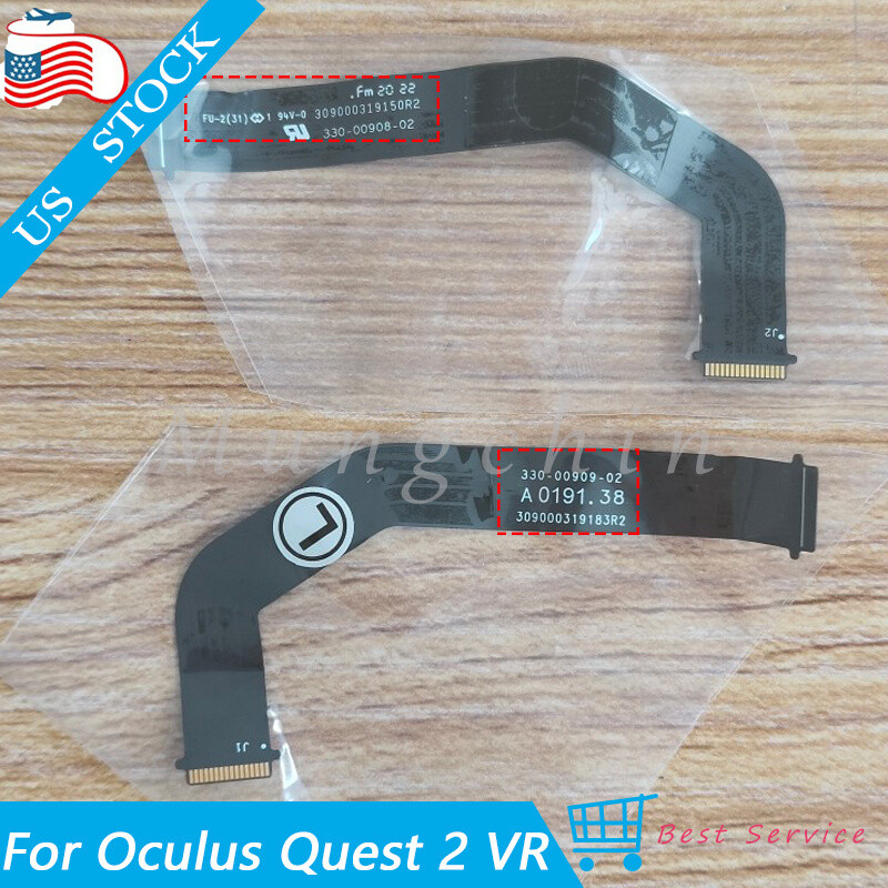 1Pair L&R Controller Flex Cable 330-00908-02 For Meta Quest 2 VR Headset
