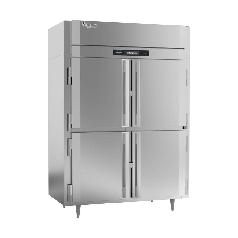 Victory FSA-2D-S1-EWPTHDHC 58" 8-Half Solid Door Pass-Thru Freezer, 2-Section...