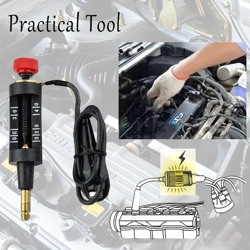 Spark Plug Tester Adjustable Car Ignition System Coil Tester Coil on Plug Spa...