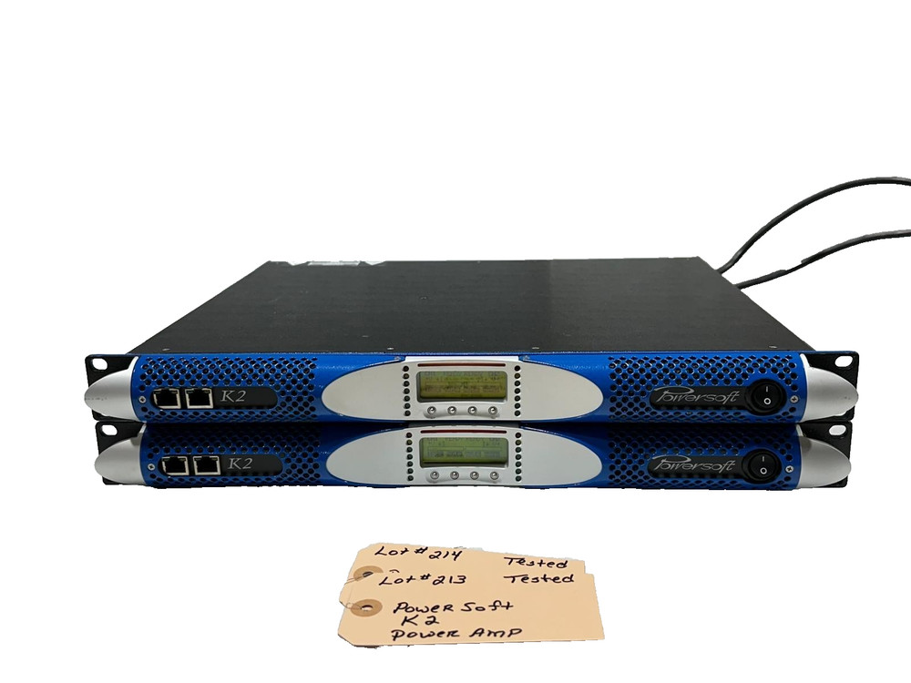Powersoft K2 Power Amplifier #213-14 (One) TrueHeartSound