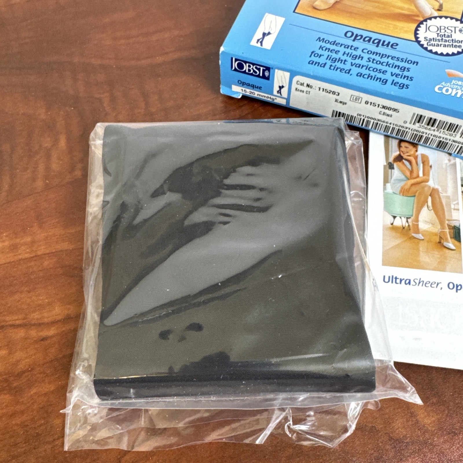 Jobst Opaque Knee High CT 15-20 Classic Black X-Large 115203