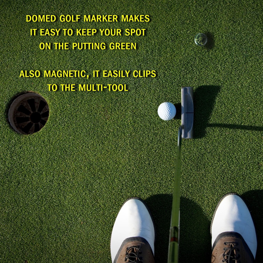 Deco Essentials Stainless Steel 7-in-1 Multi-Function Golf Tool