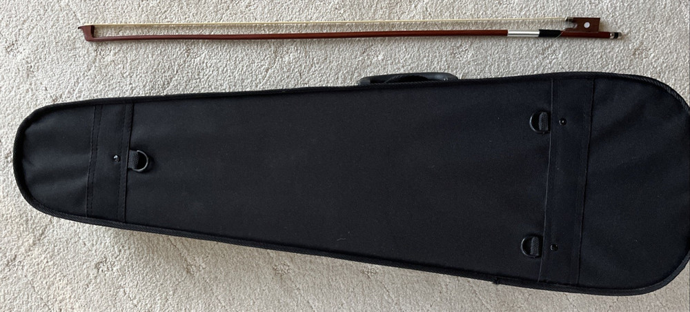 Violin With Teller Bridge, Bow and Case. Full Size 4/4