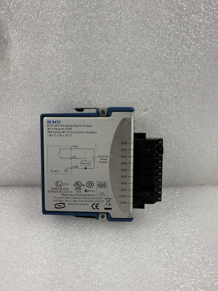 NATIONAL INSTRUMENTS NI 9472 cDAQ DIGITAL OUTPUT MODULE TESTED (FAST SHIP)