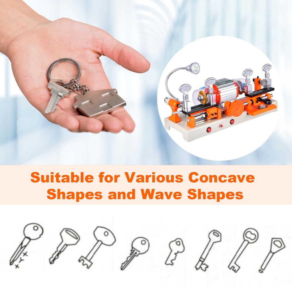 Two-sided Key Cutting duplicating Machine Cutter Key Copier Locksmith Tool