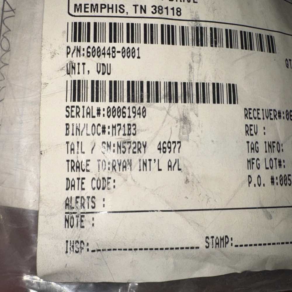 Hughes-Avicom VDU Switch Settings Unit bin32