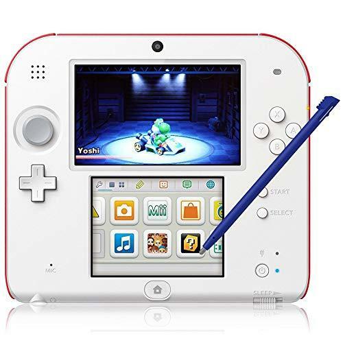 Screen Protector and Stylus Compatible 2DS, AFUNTA 3 Pack (6 Pcs) HD Clear PET