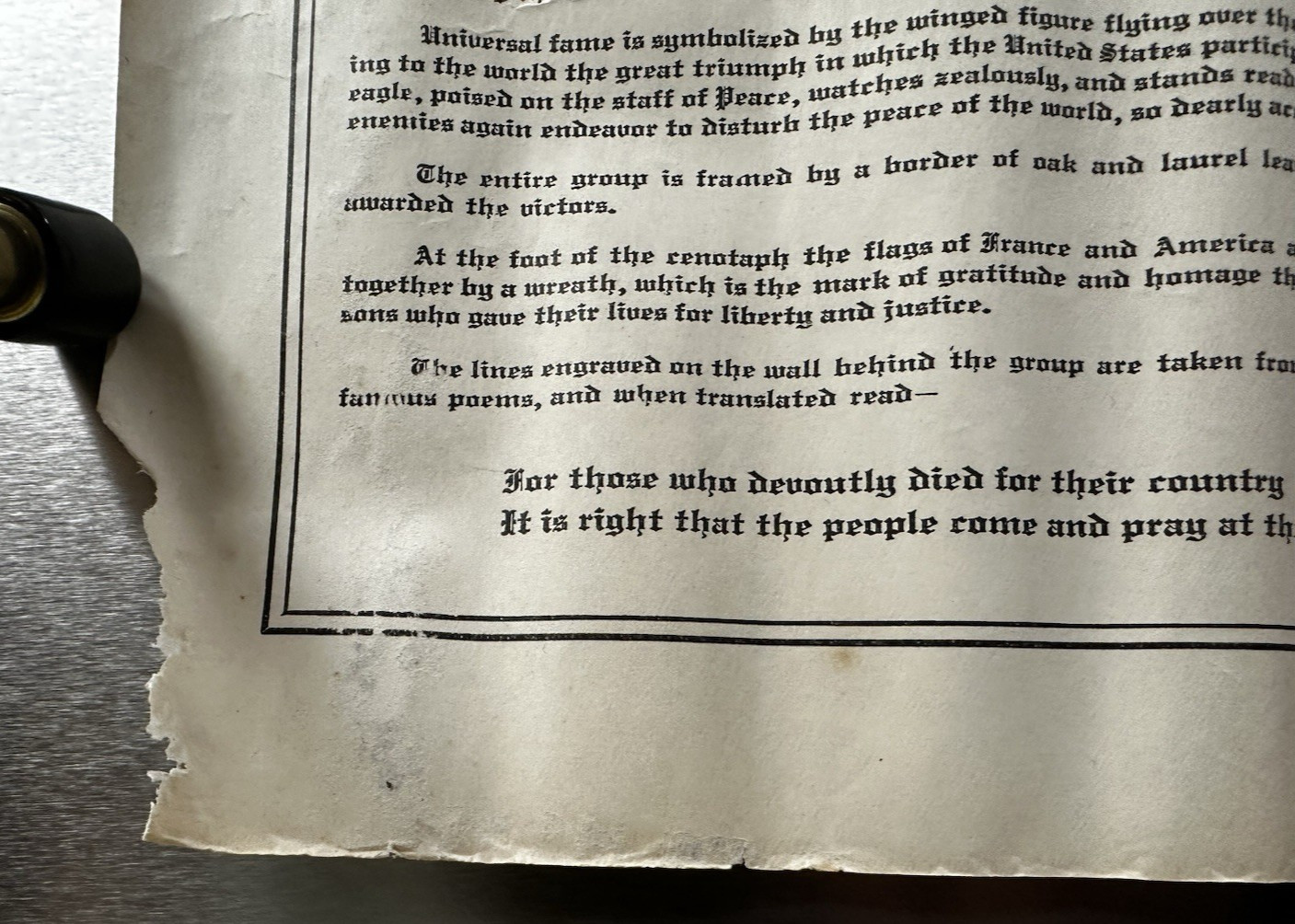 WWI KIA 6-Doc Set Pershing Hand Signed 145th Infantry Belgium 1918