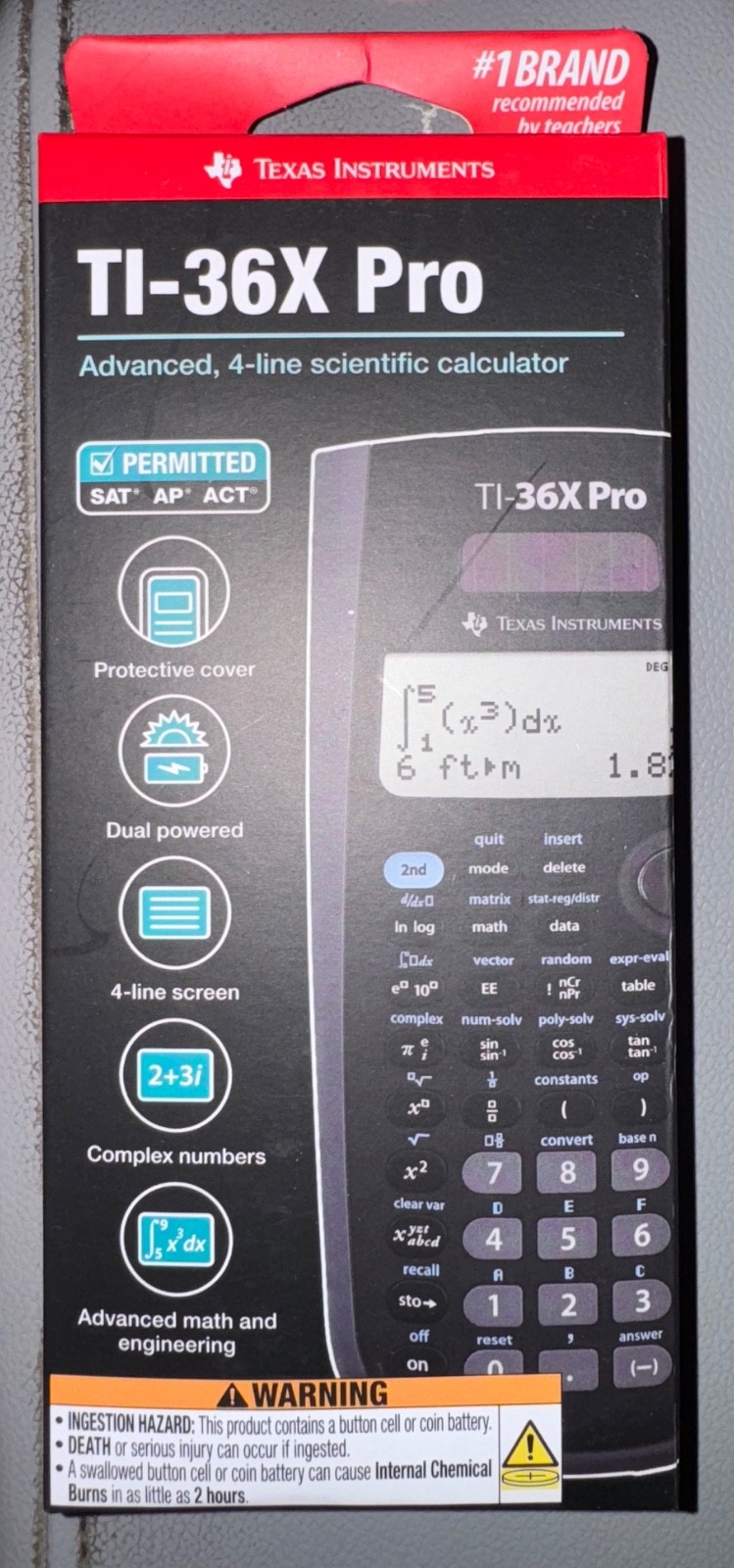 New Texas Instruments TI-36X Pro scientific  Calculator
