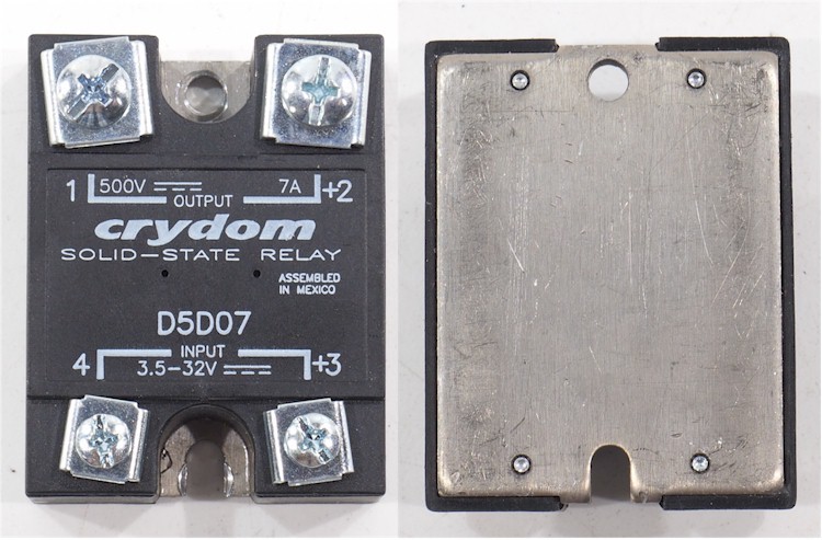 crydom D5D07 Solid-State Relay OUTPUT: 500V/7A, INPUT:3.5-32VDC *OPEN BOX!*