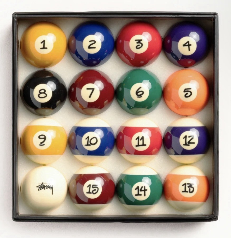 Stussy billiard balls