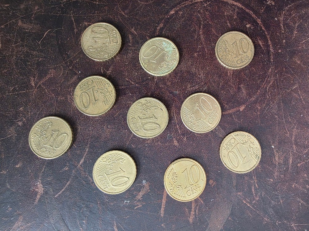 SET 20 euro cent x 10 coins