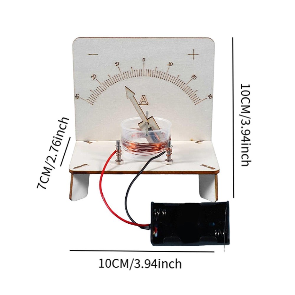 DIY Amperemeter Model Physics Experiment Kits Teaching Device Children DIY