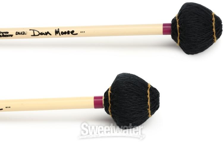 Innovative Percussion DM28 Dan Moore Jazz Vibraphone Mallets - Black Cord -