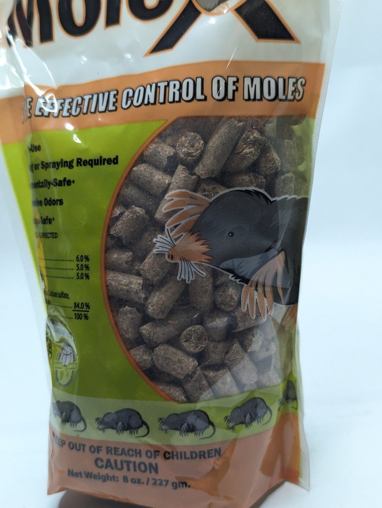 MoleX Mole Killer Pellets and Control 8 oz. Eco-Friendly!