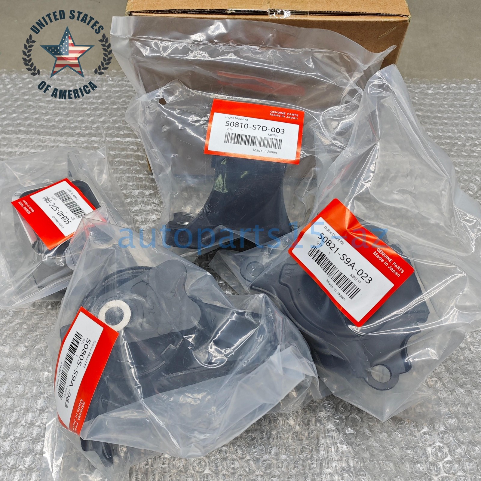 OEM 4PCS Engine Motor & Trans Mount Fits For 2002-2006 Honda CR-V 2.4L Automatic