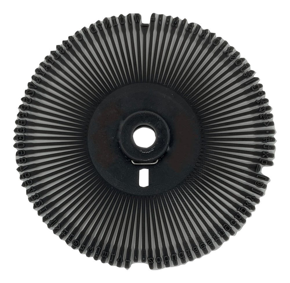 Rarotype Compatible IBM Actionwriter Presentor 10 Printwheel
