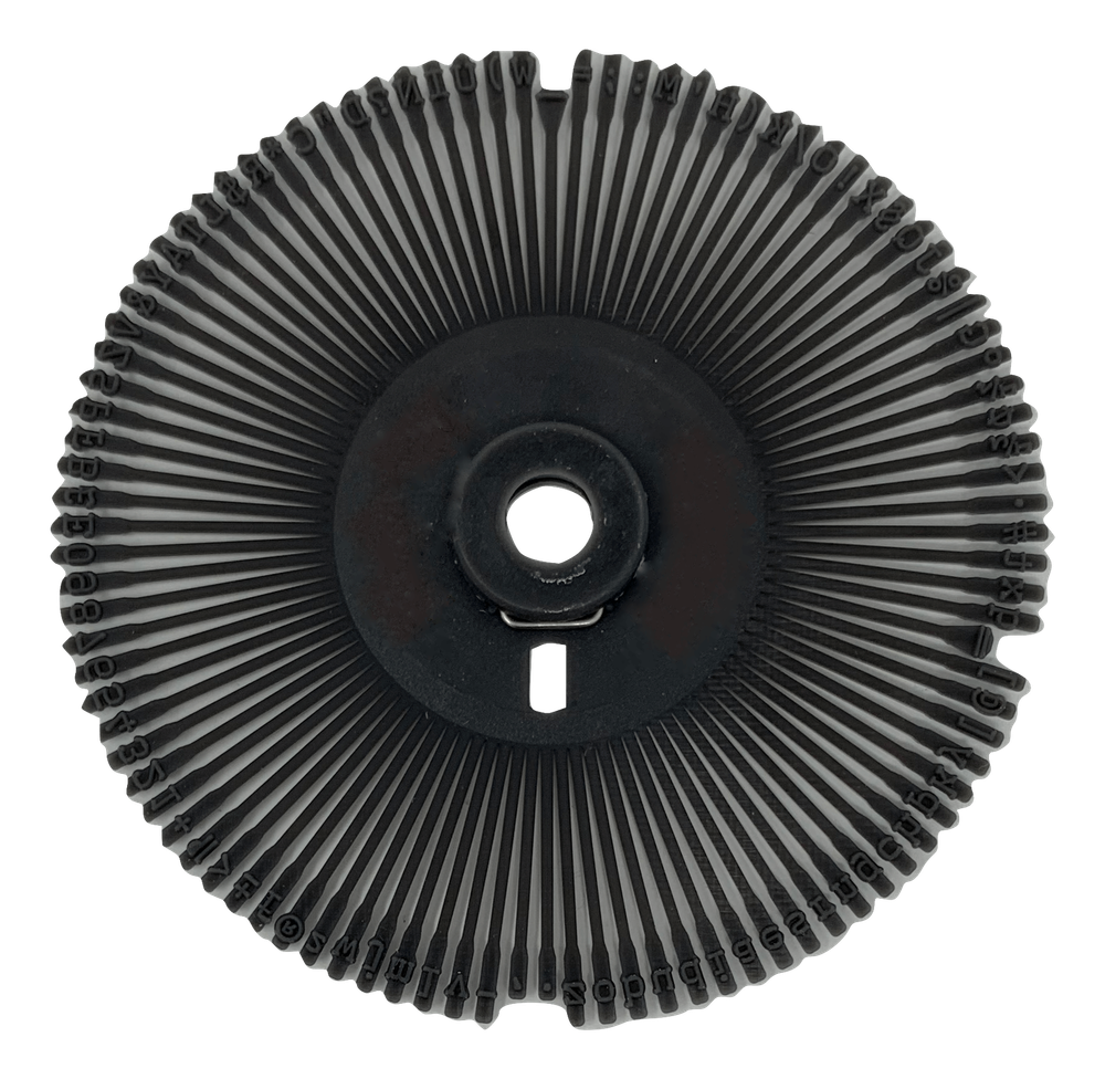 Rarotype Compatible IBM Actionwriter Presentor 10 Printwheel