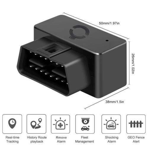 OBD2 GPS Tracker Real Time Vehicle Tracking Device GSM GPRS Vehicle Locator 4G