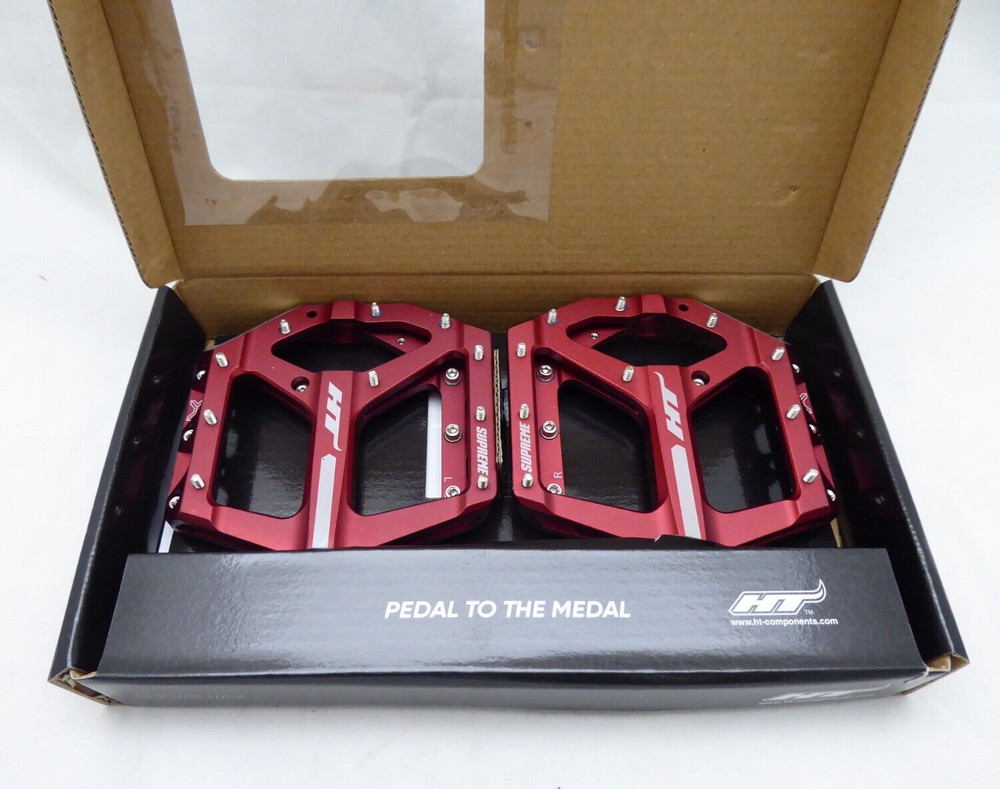 HT Performance ANS10 Supreme Platform Pedal, Red