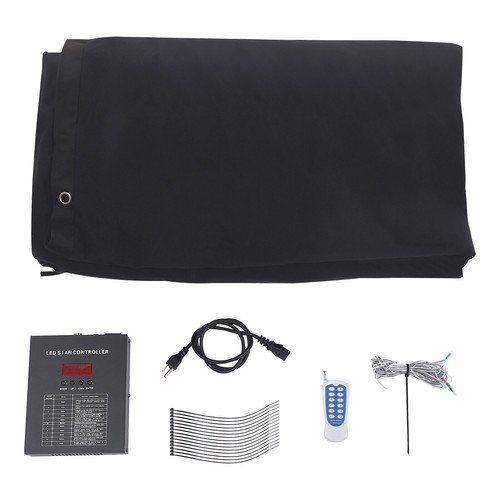 LED Background Wall Mounted Stage Star Sky Backdrop Stage Curtain w/ Controller