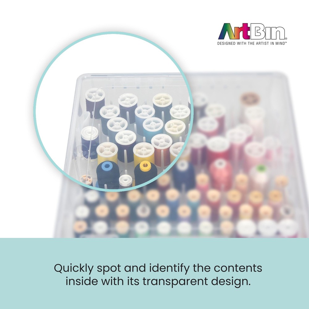 Super Satchel Thread Box - Versatile Thread Storage for Sewing, Embroidery, a...