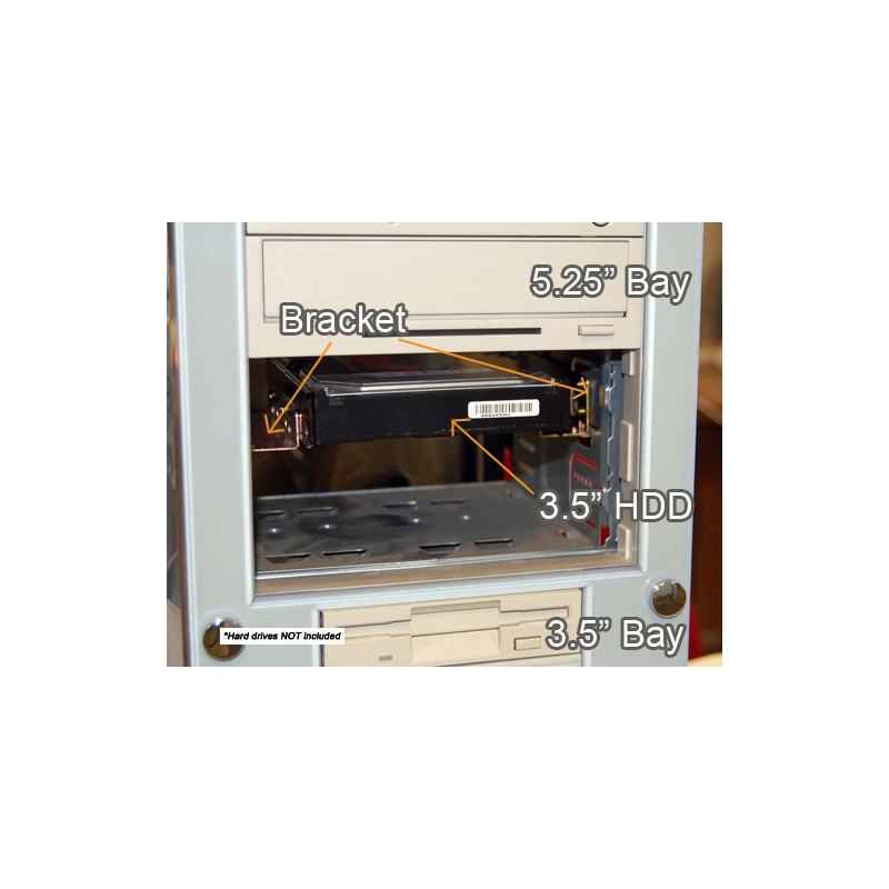 Bytecc Bracket-35525 3.5 Inch H.D.D. Mounting Bracket Universal Adaptor For