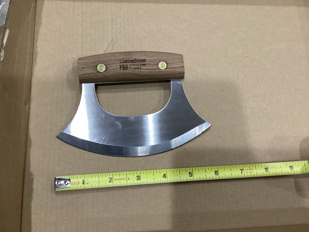 Lamson Sharp PRO Ulu Knife-Regular Size - Stainless USA