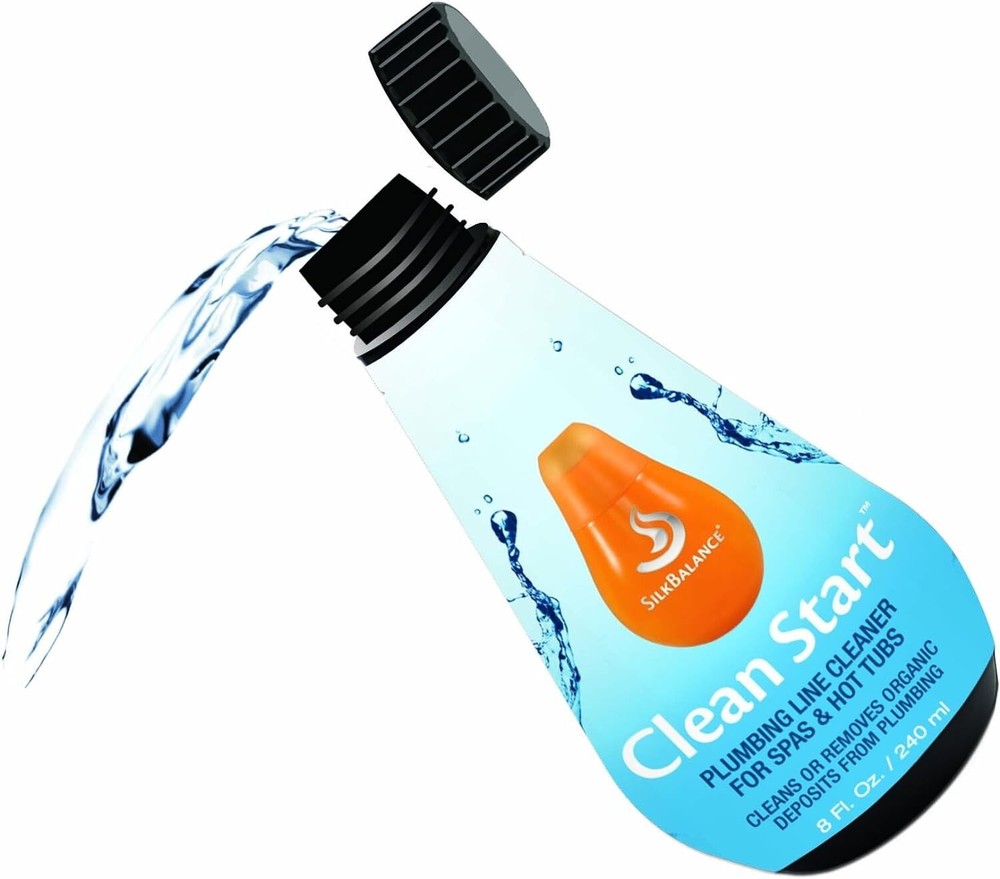 Silk balance clean Start hot tub cleaner solution