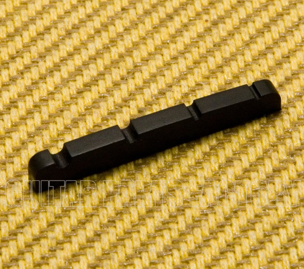 BN-NT-038B Black Graphite-Plastic 4-String Bass Nut 43X6