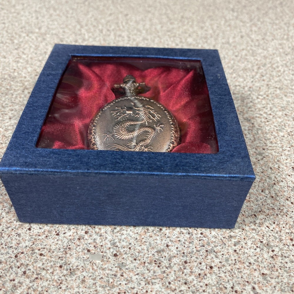 Quartz Pocket Watch In Box
