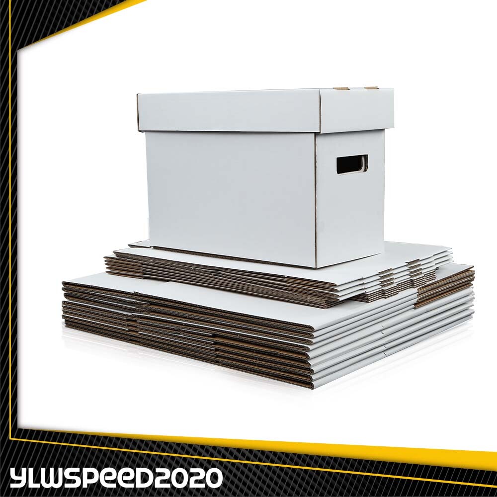 Comic Books Storage Boxes Short Holds 150-175 Stackable Durable Archive 10PCS