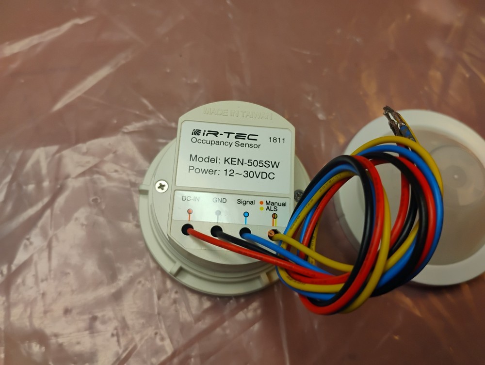 IR-Tec PIR Occupancy Sensor 12 - 30VDC 0-30 Delay w/ Extra Wide Cone B