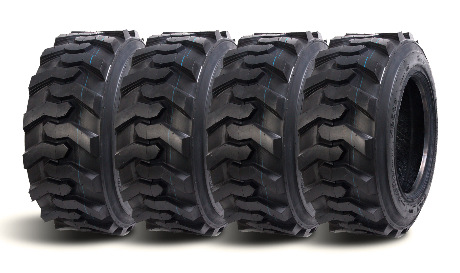 Set 4 10-16.5 Skid Steer Loader Tires 10x16.5 10PR SKS Industrial Heavy Duty TL