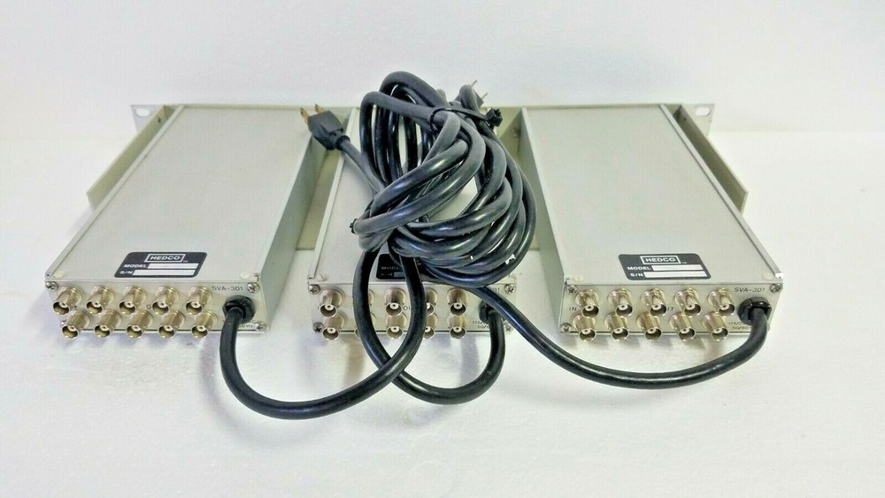 3X Hedco Hedline SVA-302 Equalizer Rack Mount