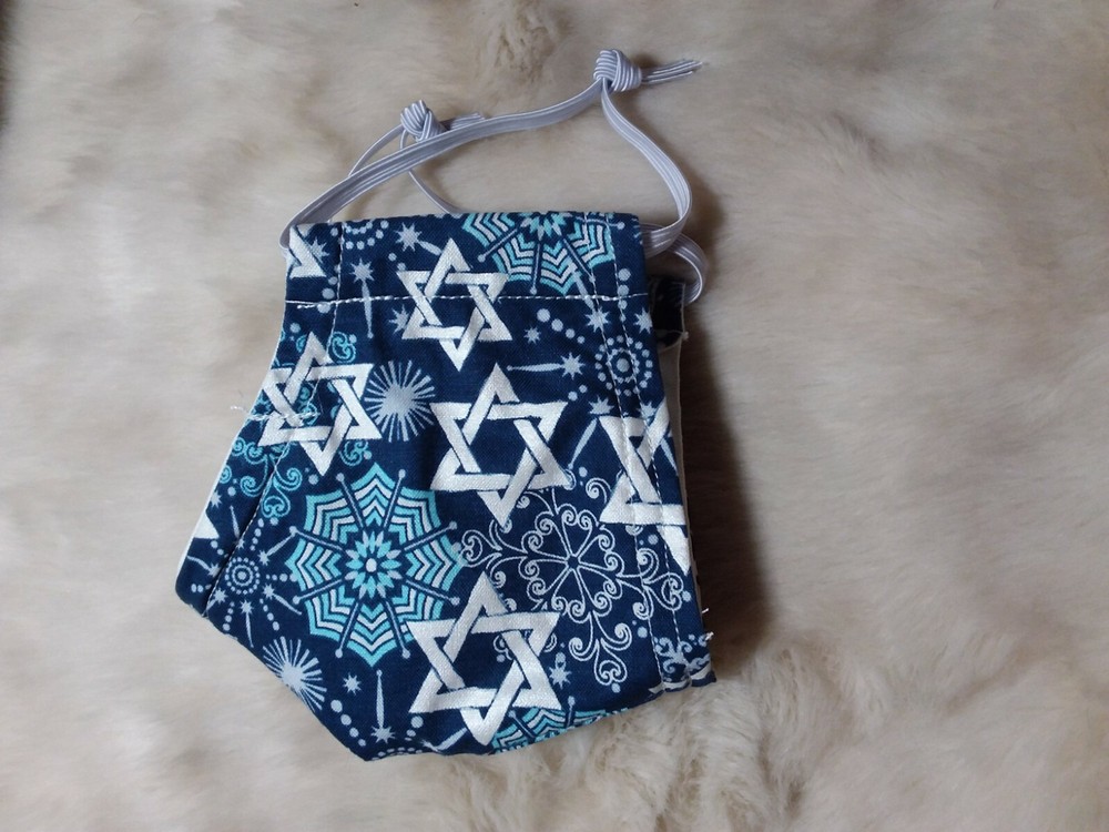 Hanukkah Cotton Face Mask Large