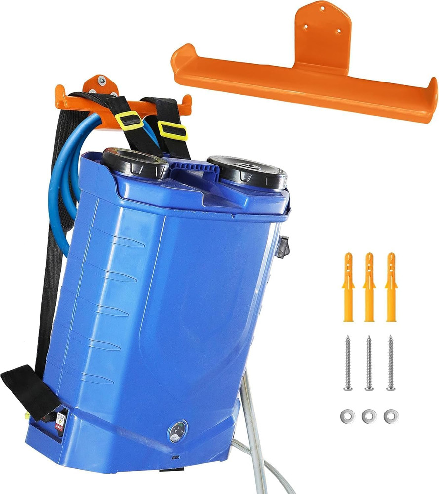 Backpack Leaf Blower Hanger with Tube Hook, 3 Pack Wall Mount Storage Solutions