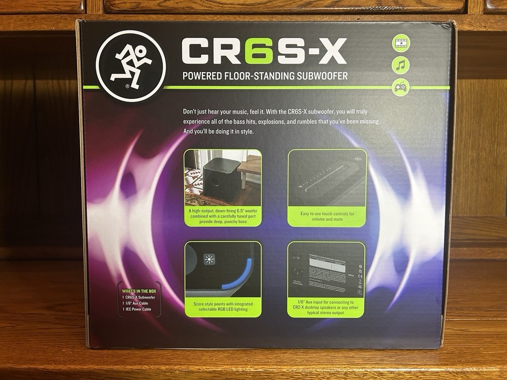 Mackie CR6S-X Powered Floor-Standing Subwoofer