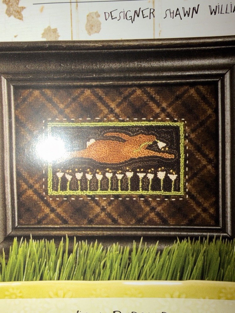 Threads That Bind Punchneedle Pattern Night Burglar Shawn Williams NOS 2010