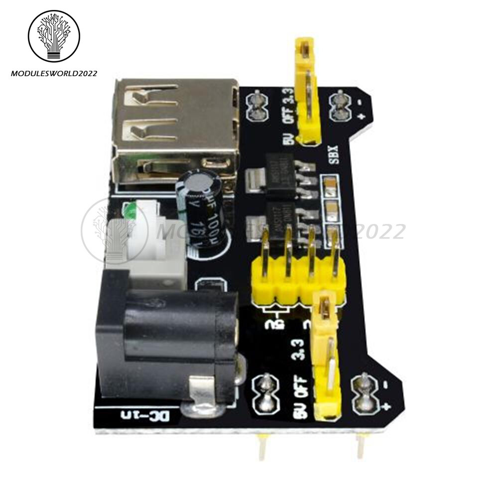 10PCS MB102 DC 3.3V/5V Breadboard Power Supply Module For Solderless Bread
