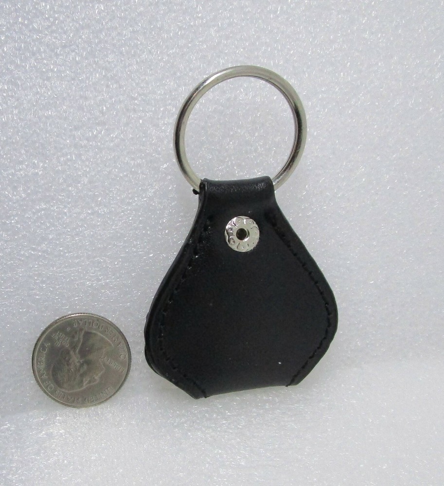 D'Addario Leather Keychain