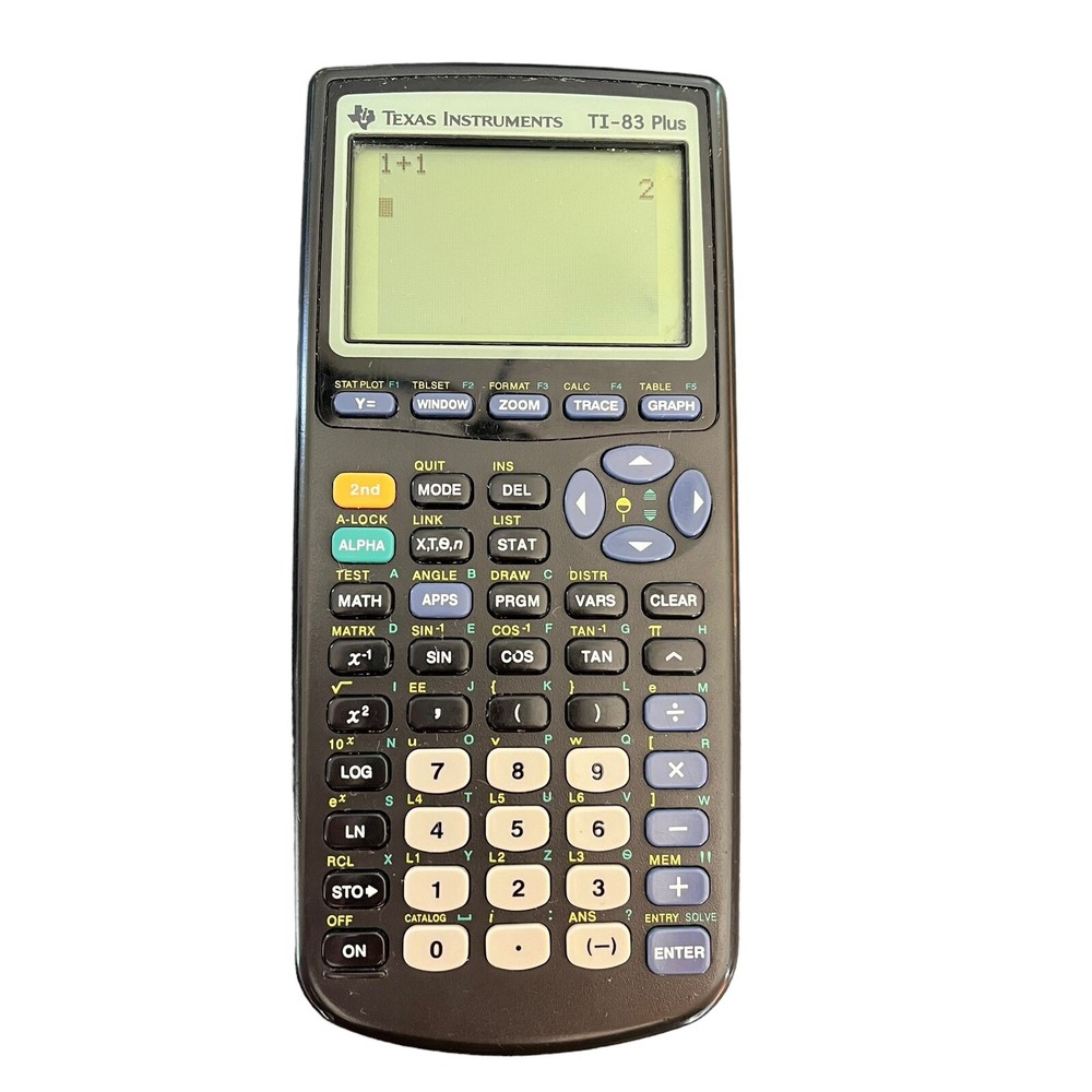 Texas Instruments TI-83 Plus Graphing Calculator No Cover