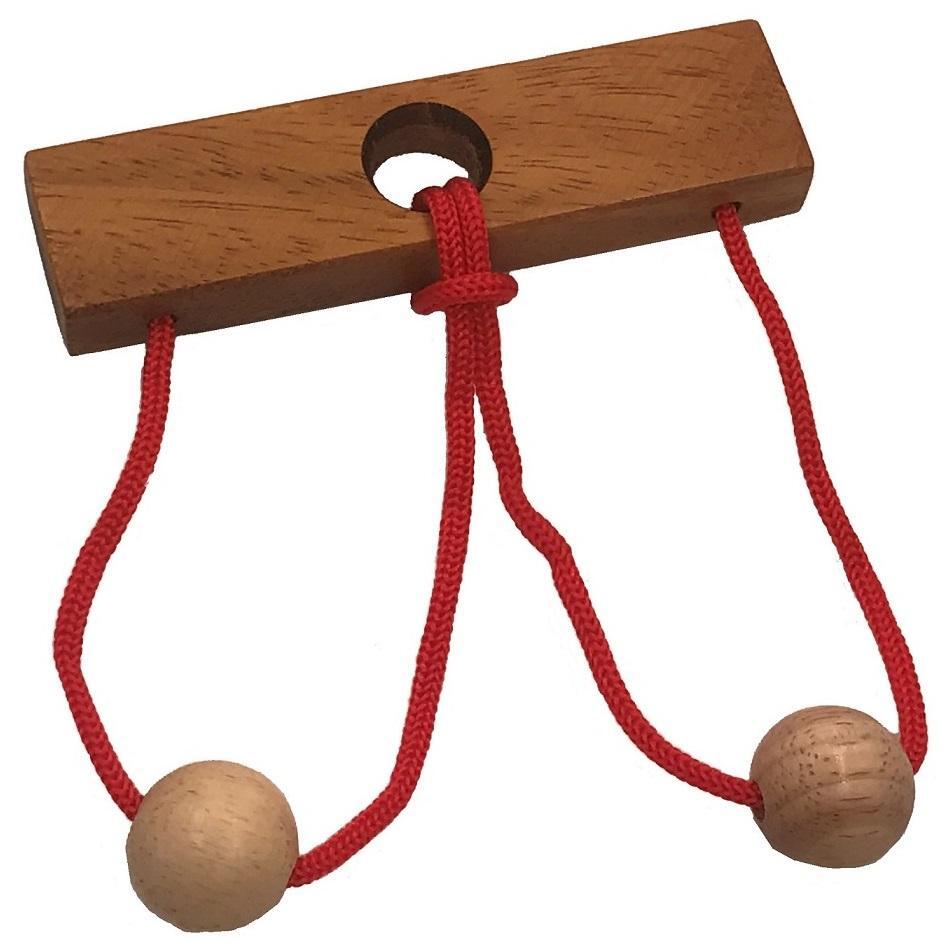 Two Lovers String - Brain Teaser Wood Puzzle