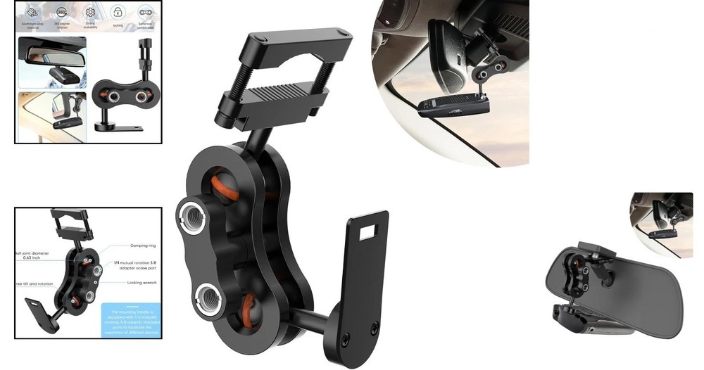 Durable Aluminum Radar Detector Mount for Uniden Models – Adjustable & Secure