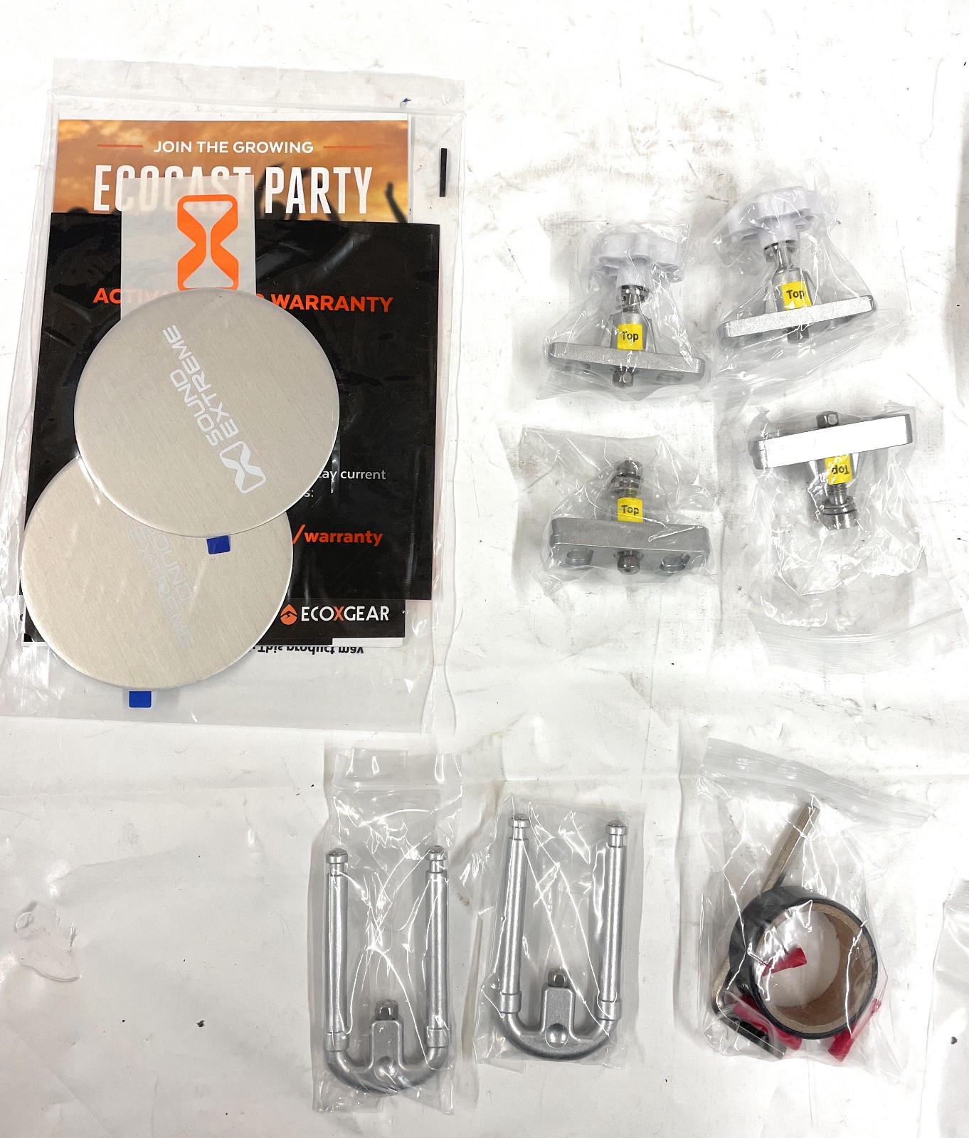 ECOXGEAR ET08 8' White Non Amplified Tower Speakers, 2-Pack, SEI-ET7708