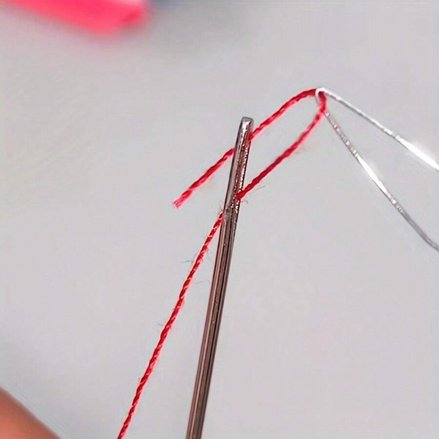 10x Vibrant Cylindrical Needle Threaders Effortless Sewing Tool DIY Thread kit