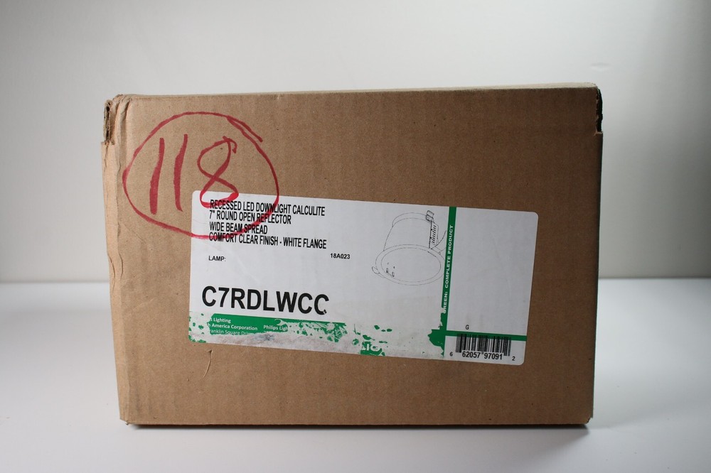 LIghtolier C7RDLWCC 7" round open reflector