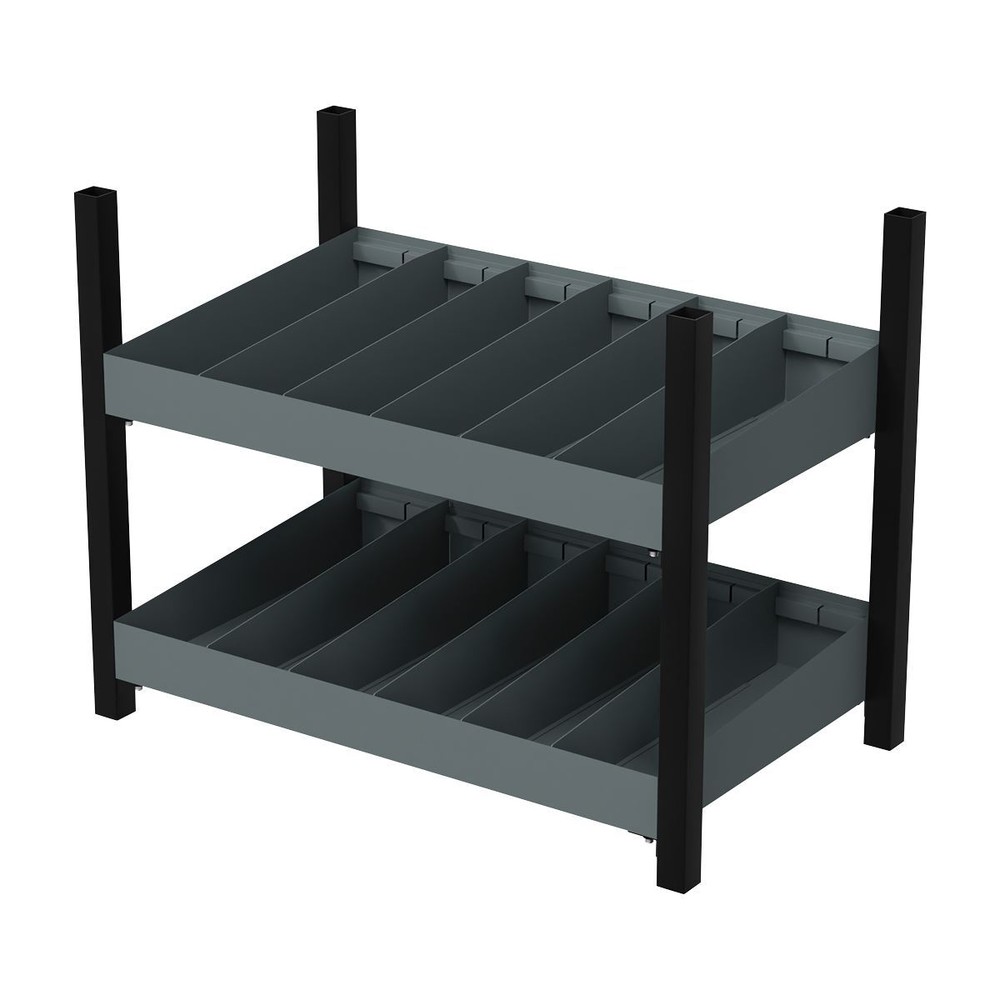 Sealey Modular Racking Mid Unit 2 Compartment Shelve Tool Storage 580mm